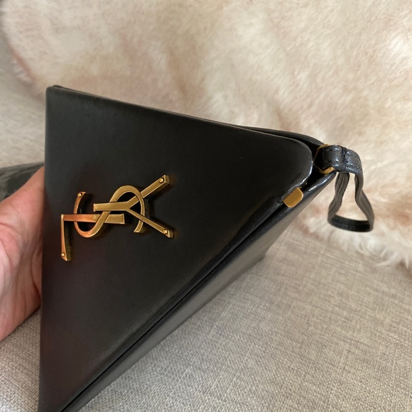 SAINT LAURENT Leather Pyramid Bag - Picture 8 of 8